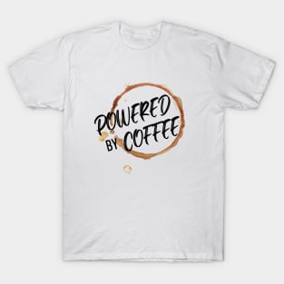 Powered by Coffee: Coffee Stain T-Shirt